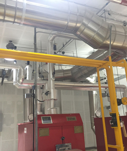 清華大學(xué)蘇世民學(xué)院不銹鋼煙囪安裝